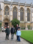 Ashley, Spencer, Doug and Emma in Oxford